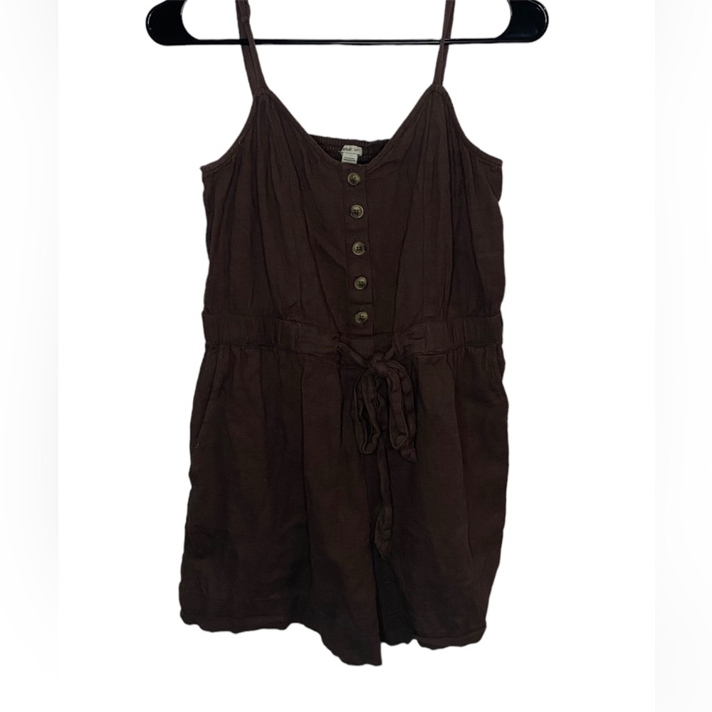 Brown Aerie American Eagle Romper size small